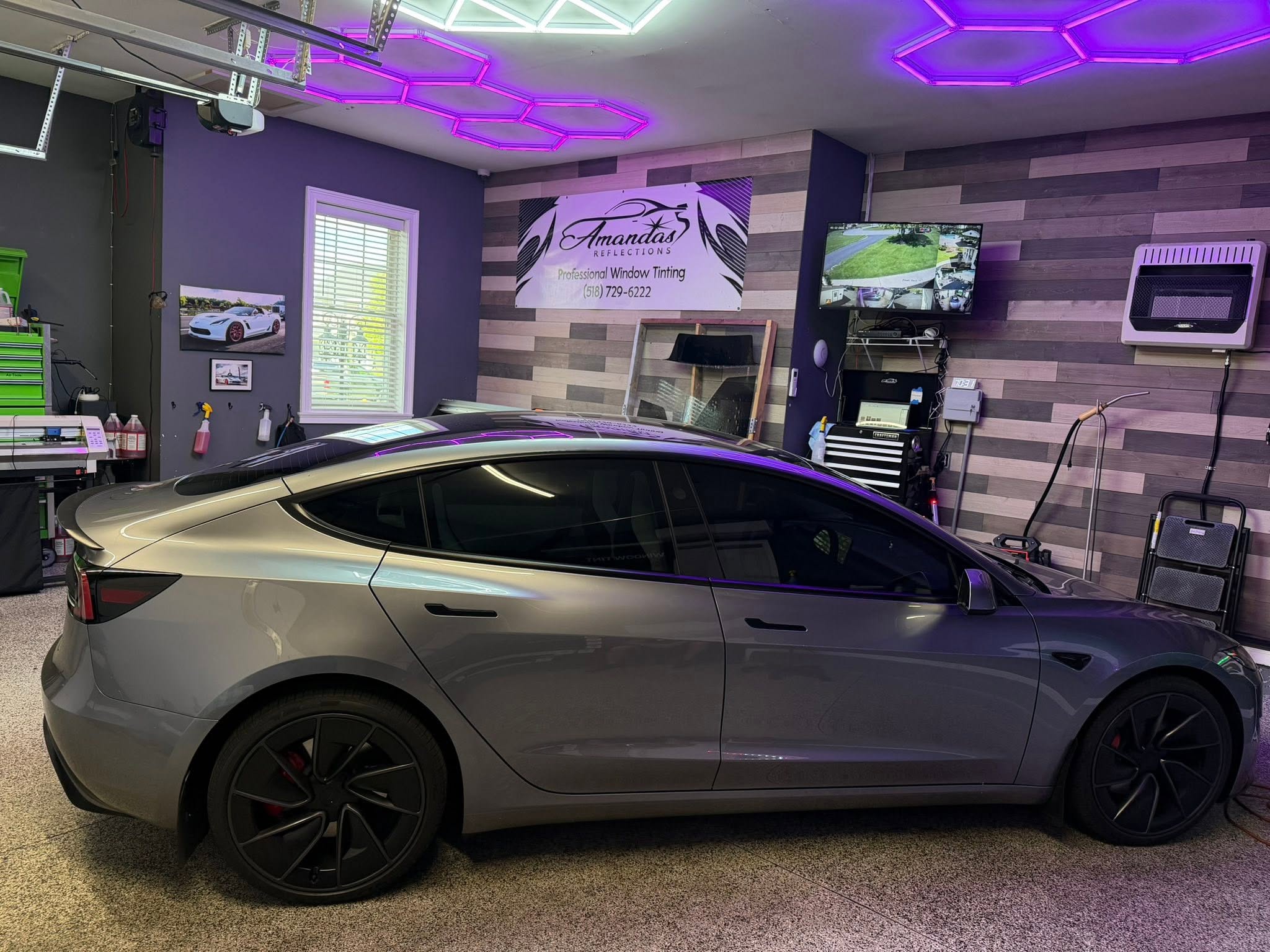 Tesla with window tint