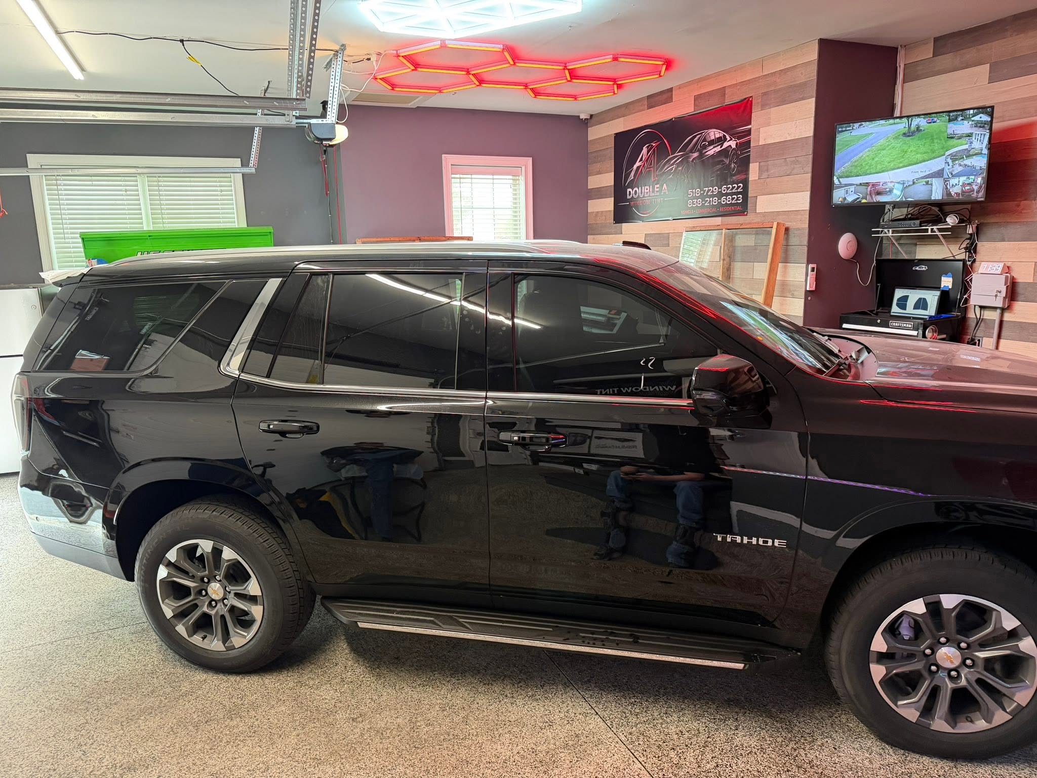 Tahoe with window tint