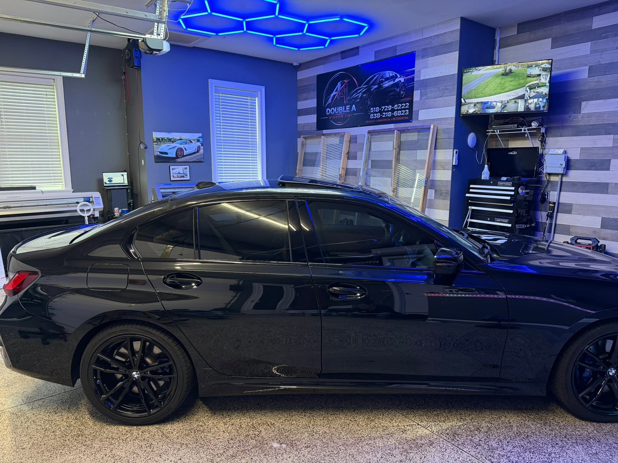 BMW with professional window tint - Double A Window Tint Schenectady NY